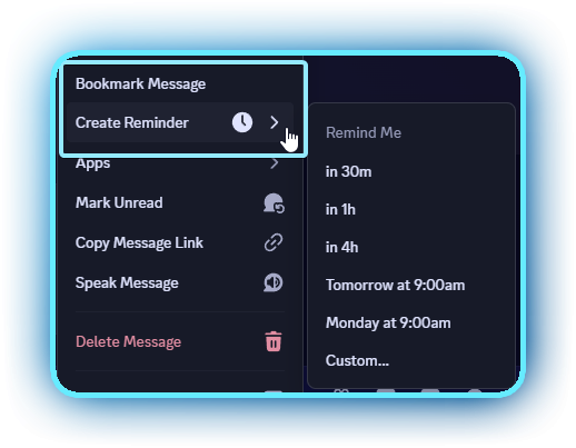 Bookmark Message - Create Reminder
