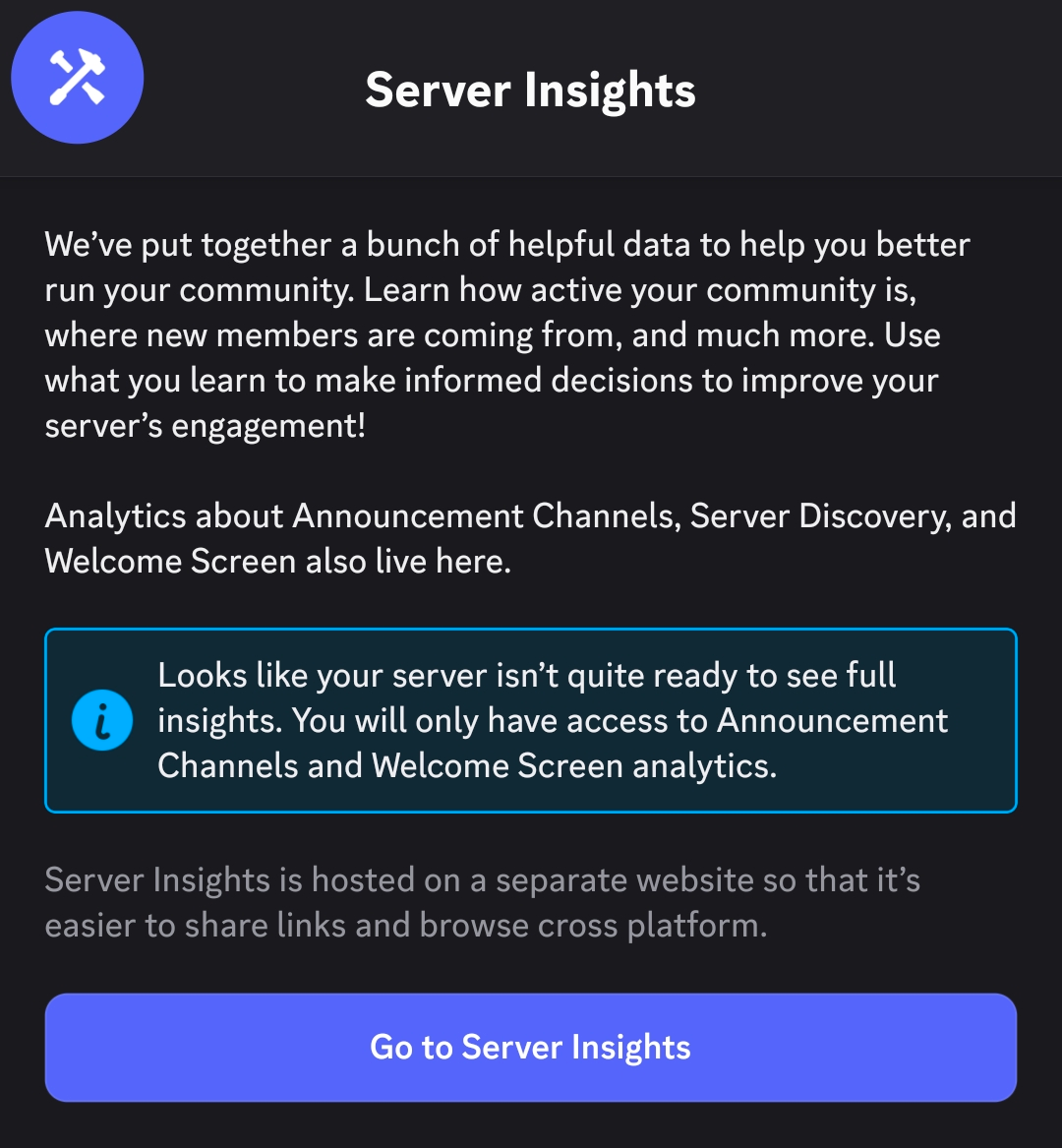 추가된 Server Insight 모바일 서버 설정 화면